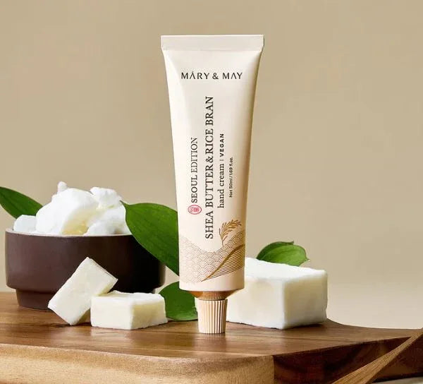 MARY & MAY | Shea Butter & Rice Bran Hand Cream - 50 ml - InternationalCosmetic