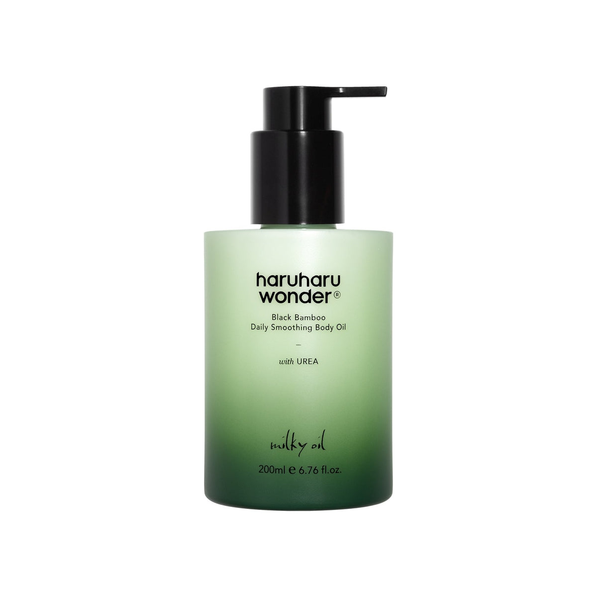 Black Bamboo Daily Soothing Body Oil 200ml sobre fondo blanco