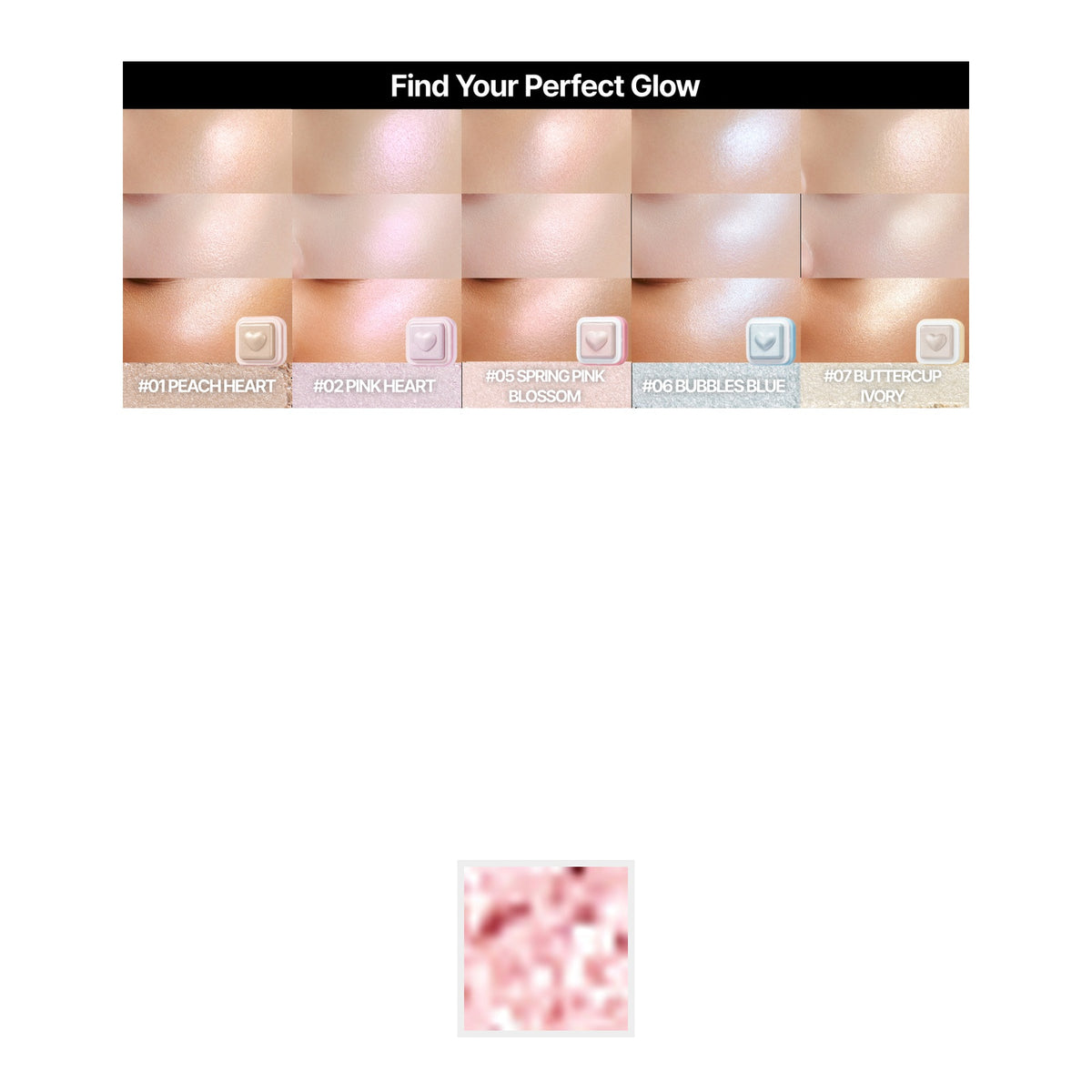 COLORGRAM | Milk Bling Heartlighter - 2g