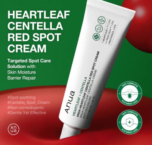ANUA | Heartleaf Centella Red Spot Cream - 30ml