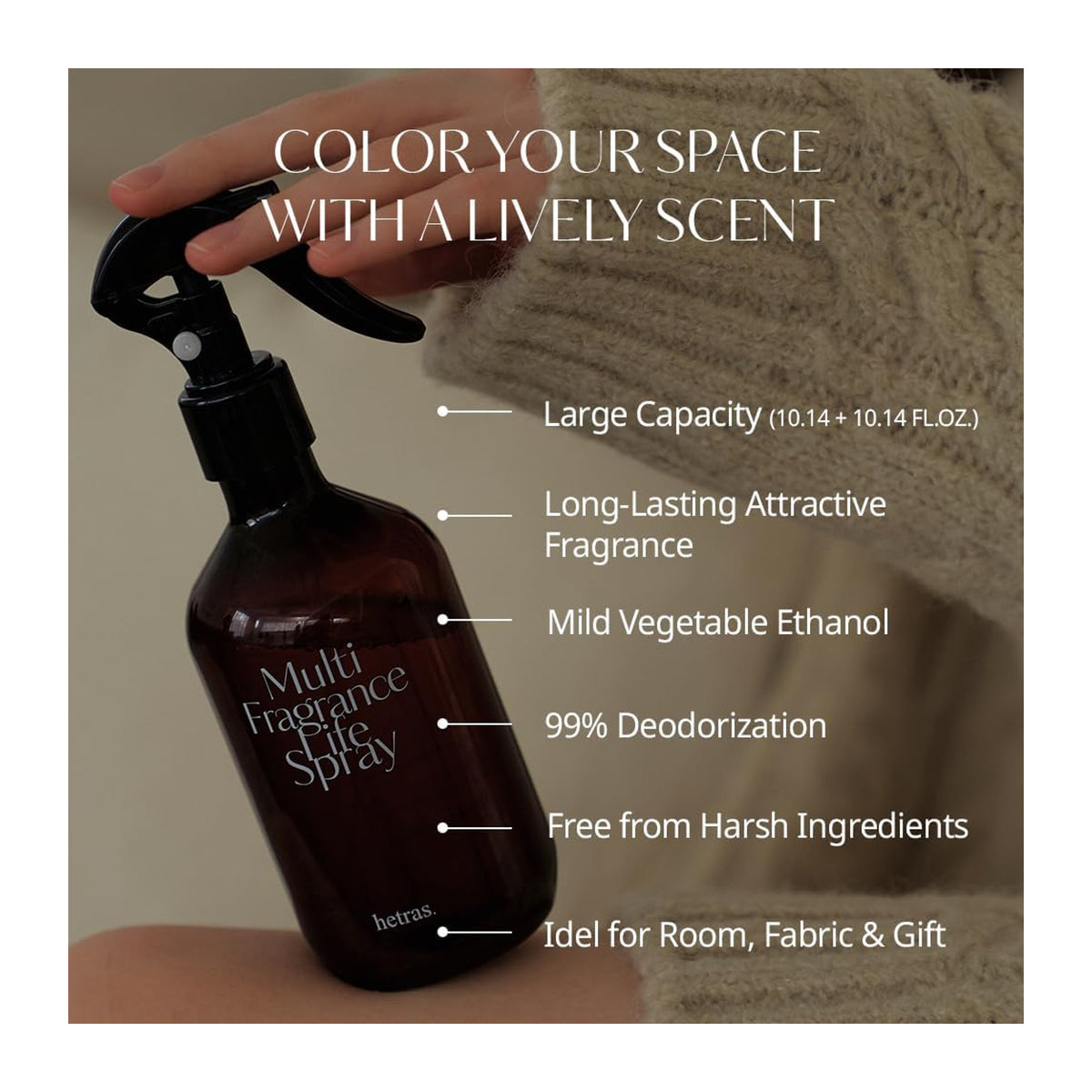 HETRAS | Multi Fragrance Life Spray Hug Soap - 300ml x 2