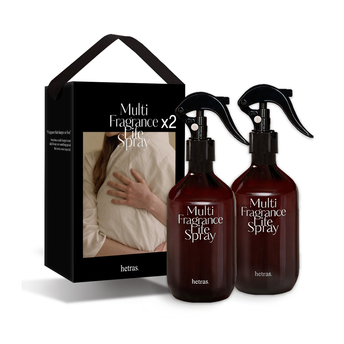 HETRAS | Multi Fragrance Life Spray Hug Soap - 300ml x 2