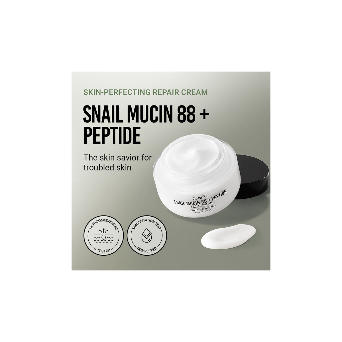 JUMISO | Snail Mucin 88 + Peptide Cream - 100ml