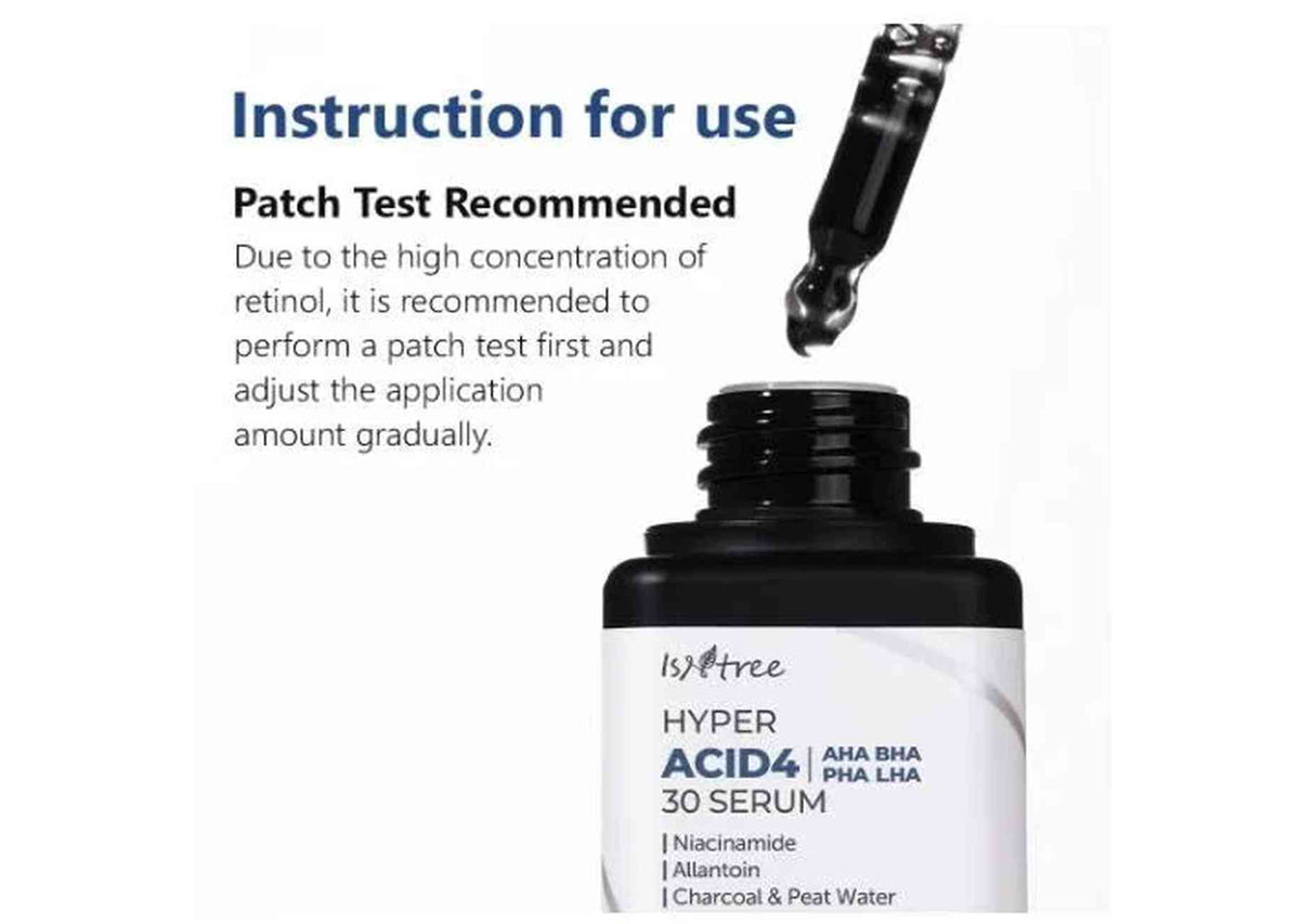 ISNTREE | Hyper Acid4 30 Serum AHA / BHA / PHA / LHA - 20ml
