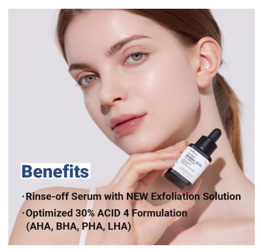 ISNTREE | Hyper Acid4 30 Serum AHA / BHA / PHA / LHA - 20ml