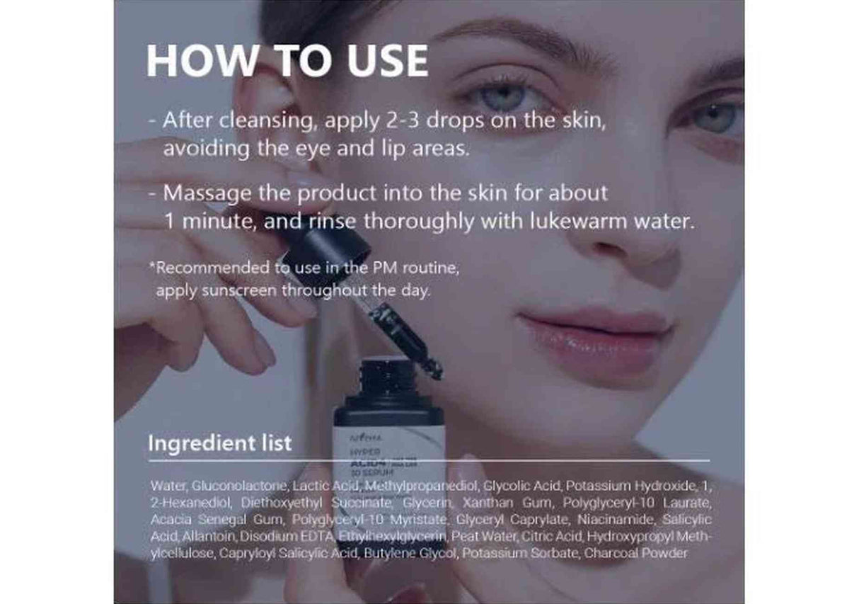 ISNTREE | Hyper Acid4 30 Serum AHA / BHA / PHA / LHA - 20ml