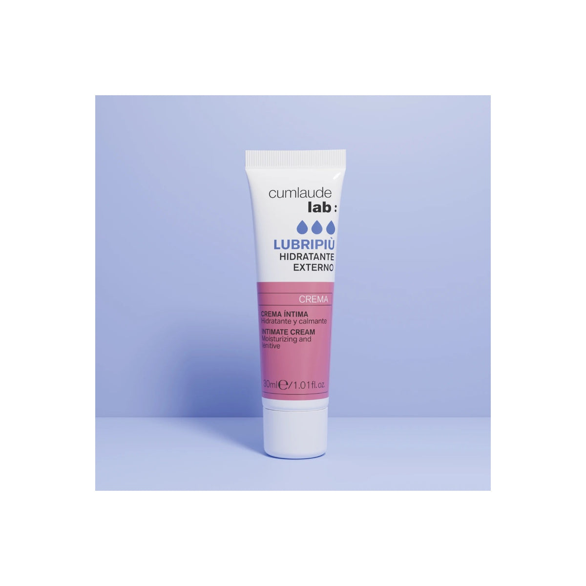 CUMLAUDE LAB | Lubripiù Crema Sequedad Íntima - 30ml · fotografía oficial 2