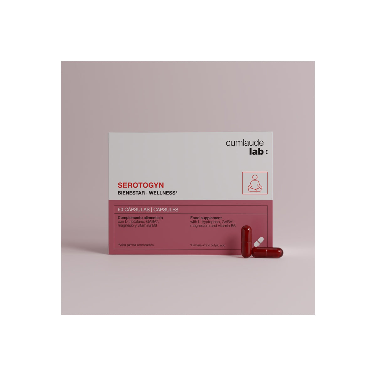 CUMLAUDE LAB | Serotogyn Capsulas - 60ud · fotografía oficial 2