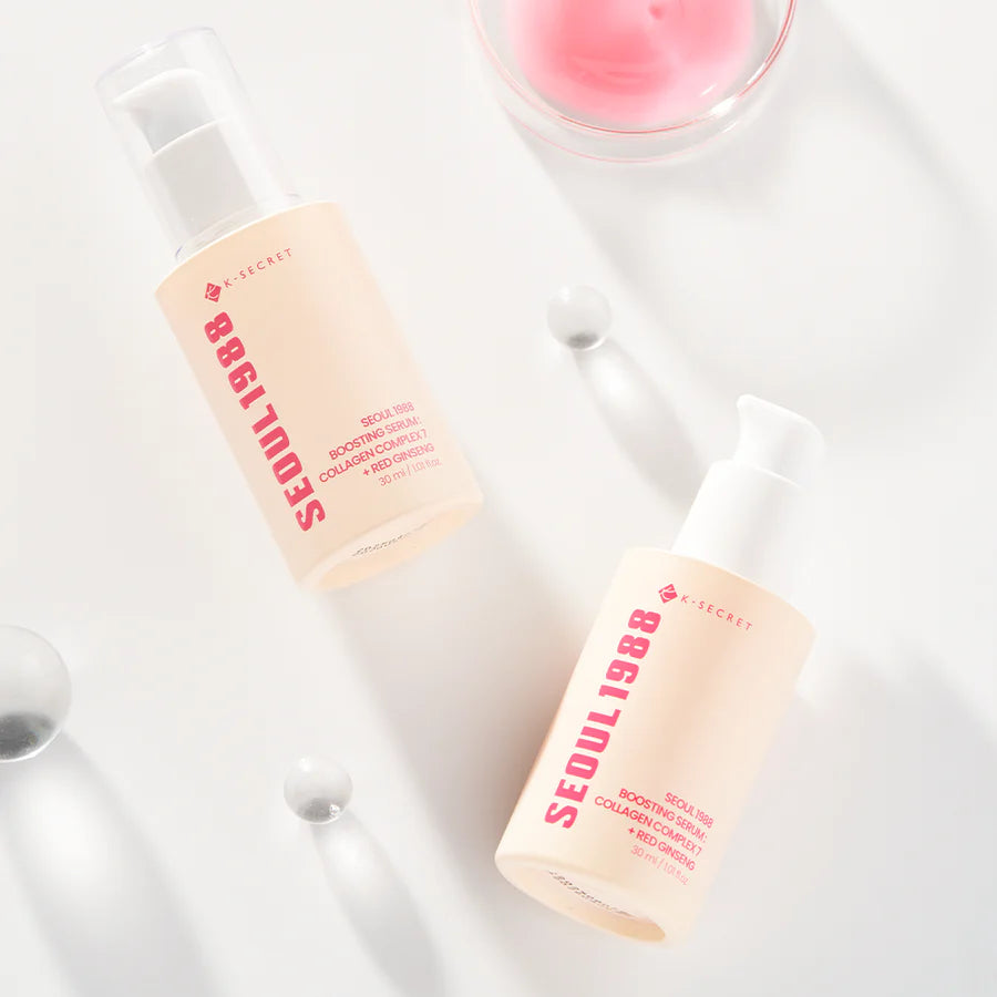 K-SECRET | Seoul 1988 Boosting Serum Collagen Complex 7 + Red Ginseng - 30ml