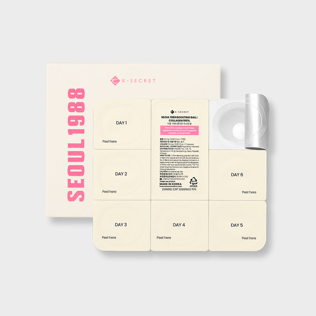 K-SECRET | Seoul 1988 Retinal Serum Duo + Collagen Balls - 2x30ml + 7x35mg
