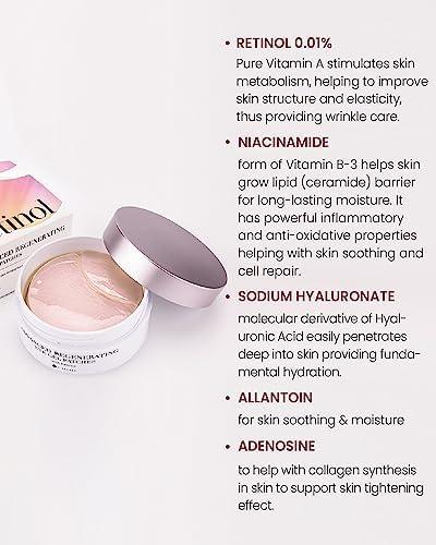 K-SECRET | Retinol Advanced Regenerating Eye Gel Patches (60 pcs) - 102gr - InternationalCosmetic