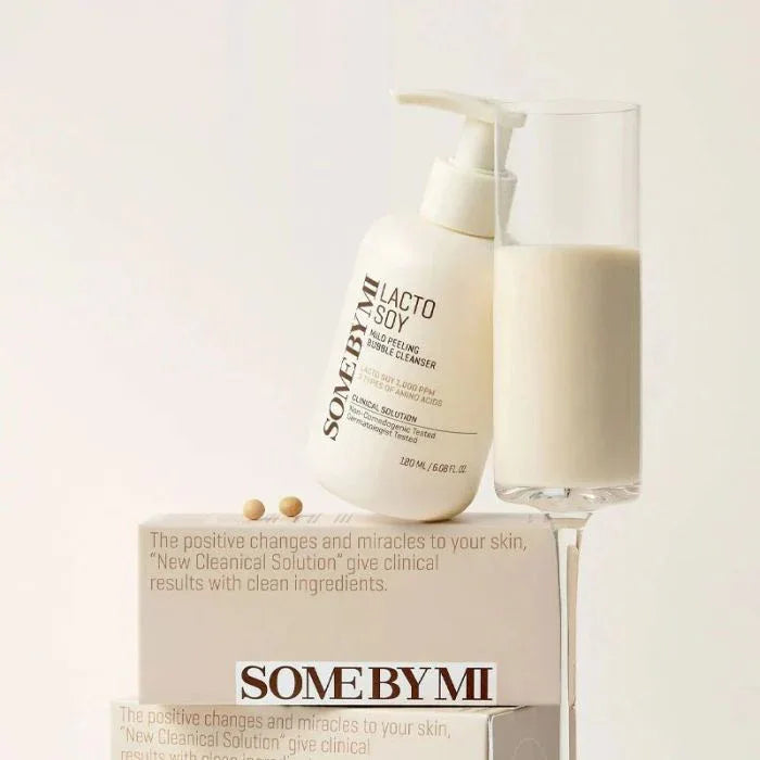 SOME BY MI | Lacto Soy Mild Peeling Bubble Cleanser - 180ml - InternationalCosmetic