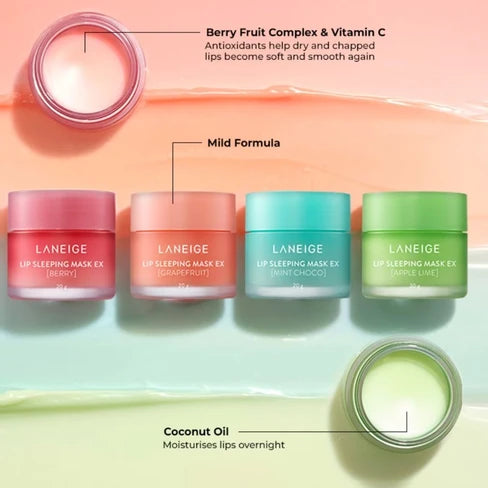 LANEIGE | Lip Sleeping Mask | Grapefruit - 20 gr - InternationalCosmetic