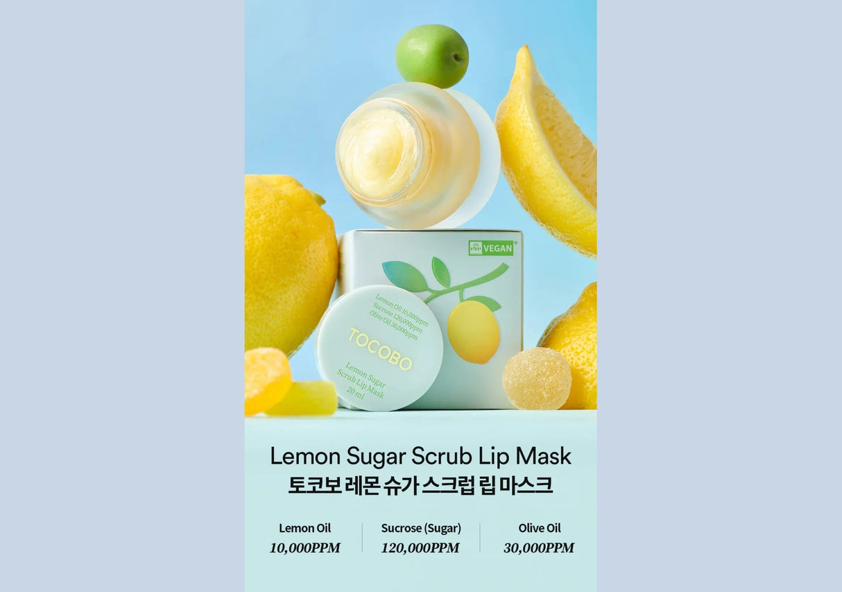 TOCOBO | Lemon Sugar Scrub Lip Mask - 20ml