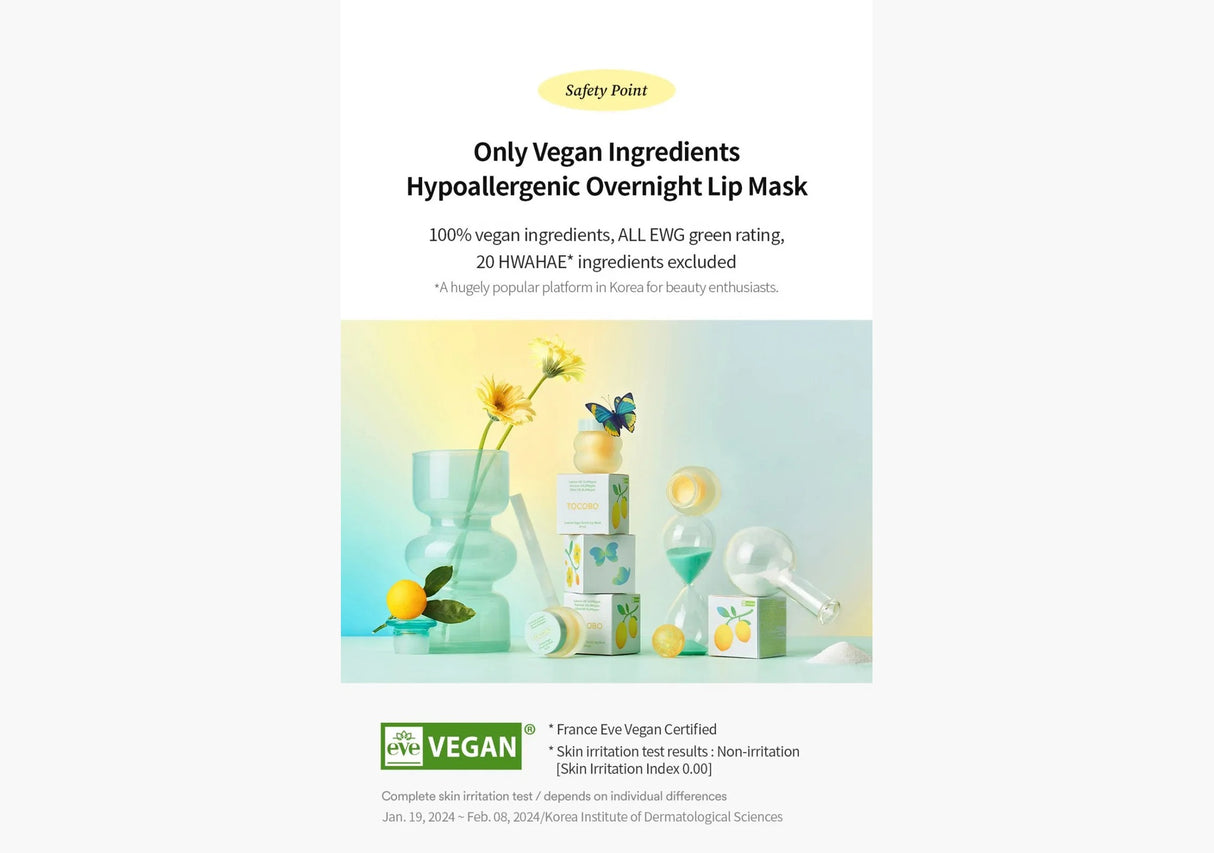 TOCOBO | Lemon Sugar Scrub Lip Mask - 20ml