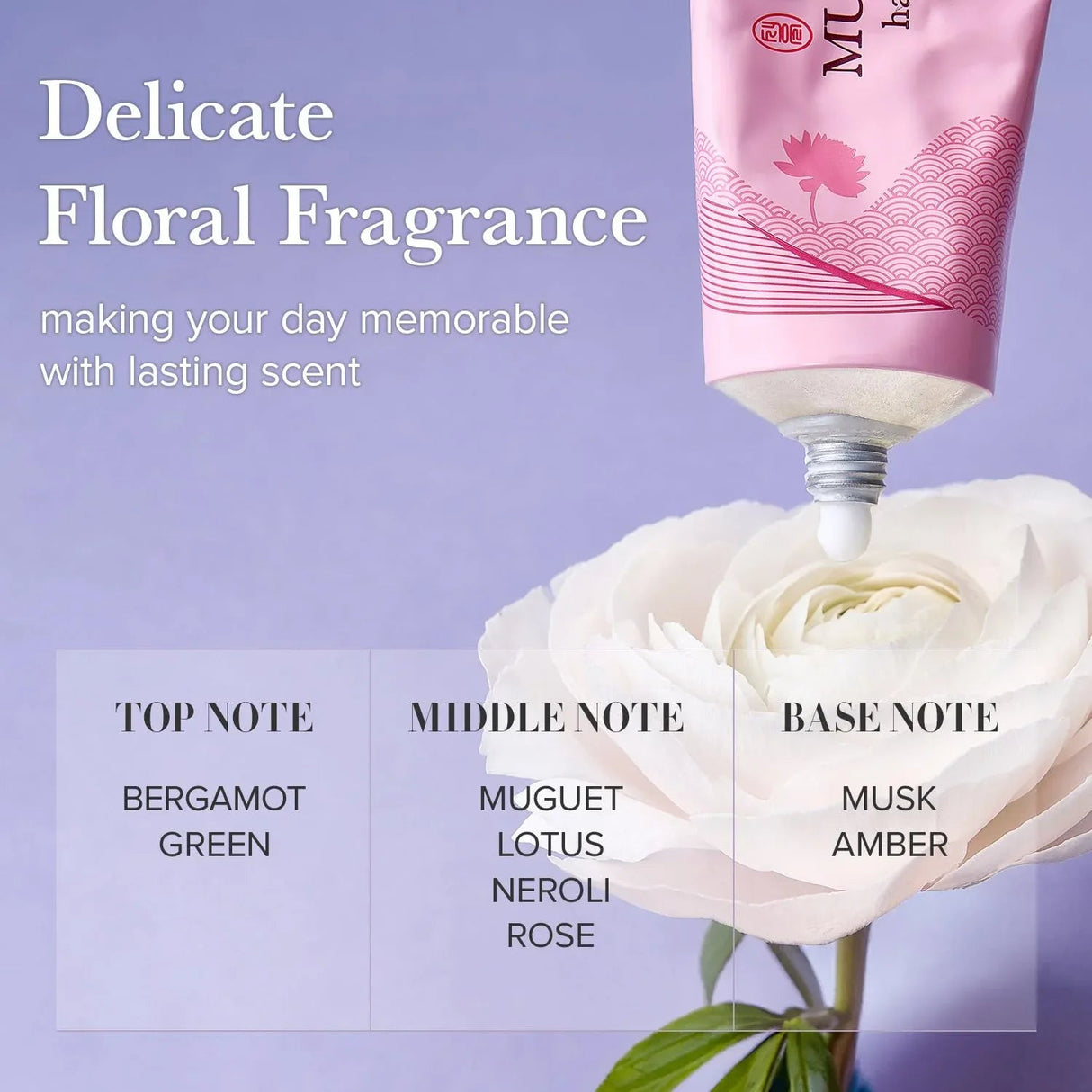 MARY & MAY | Seoul Edition Muguet & Lotus Hand Cream - 50 ml - InternationalCosmetic