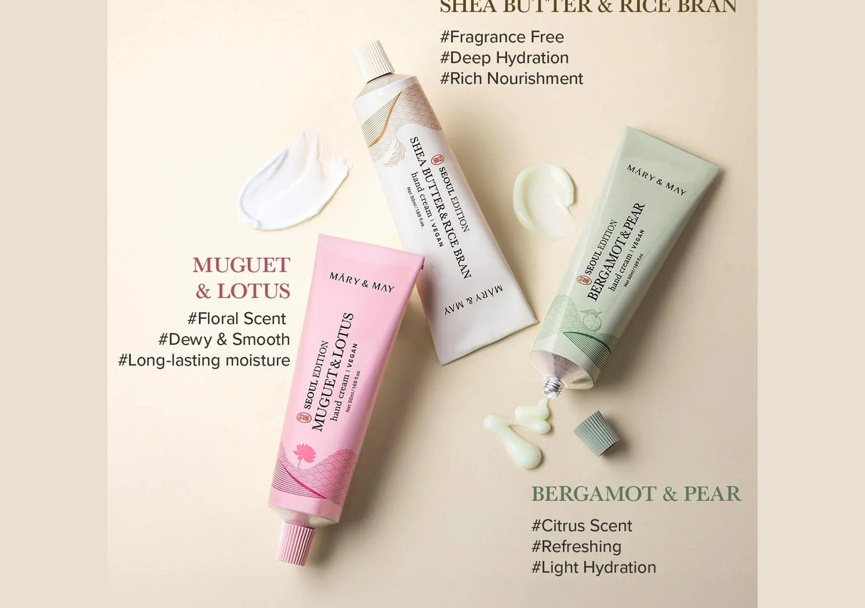 MARY & MAY | Seoul Edition Muguet & Lotus Hand Cream - 50 ml