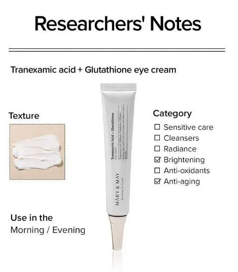 MARY & MAY | Glutathione Eye Cream Special Set - 54 gr - InternationalCosmetic