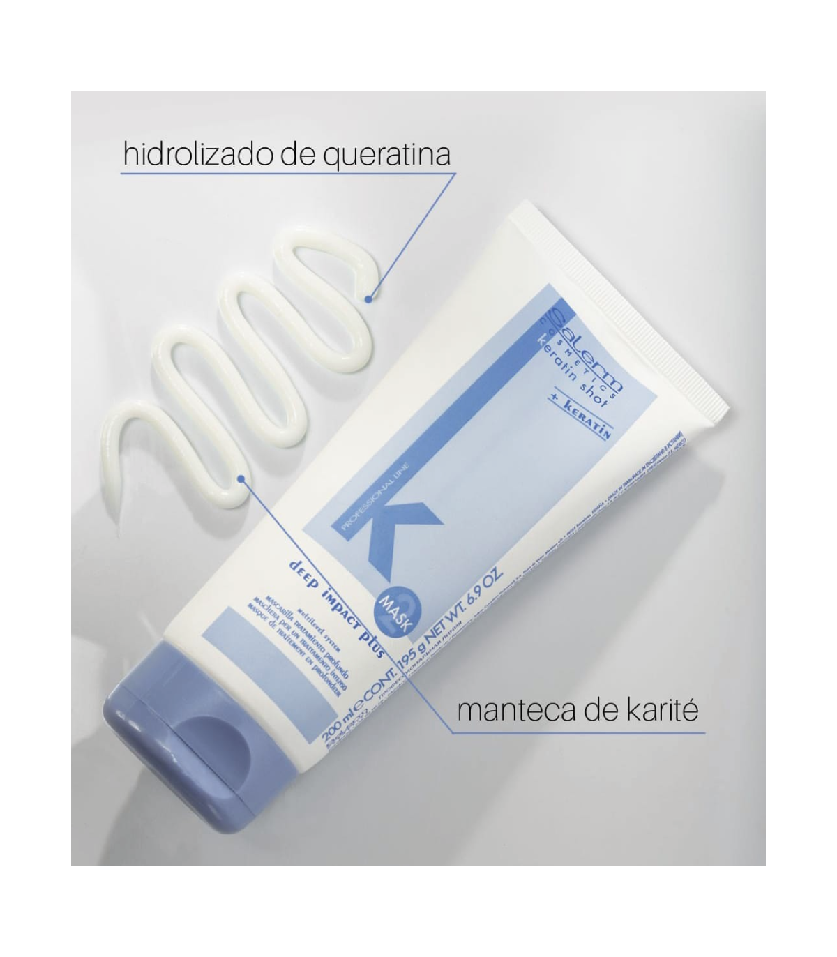 SALERM | Keratin Deep Impact Plus Mascarilla - 200ml