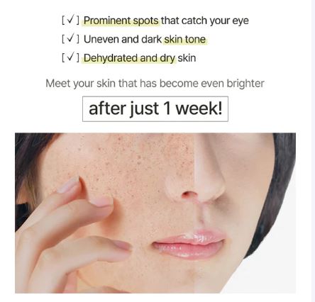 ANUA | Vitamin C Blemish Serum Mask - 1ud