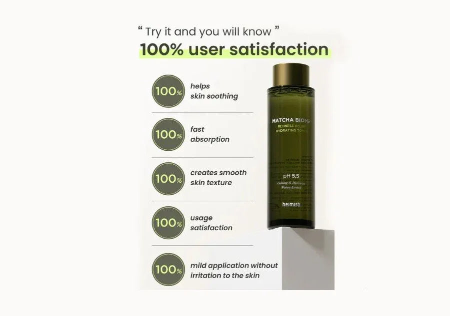 HEIMISH | Matcha Biome Redness Relief Hydrating Toner - 150ml - InternationalCosmetic