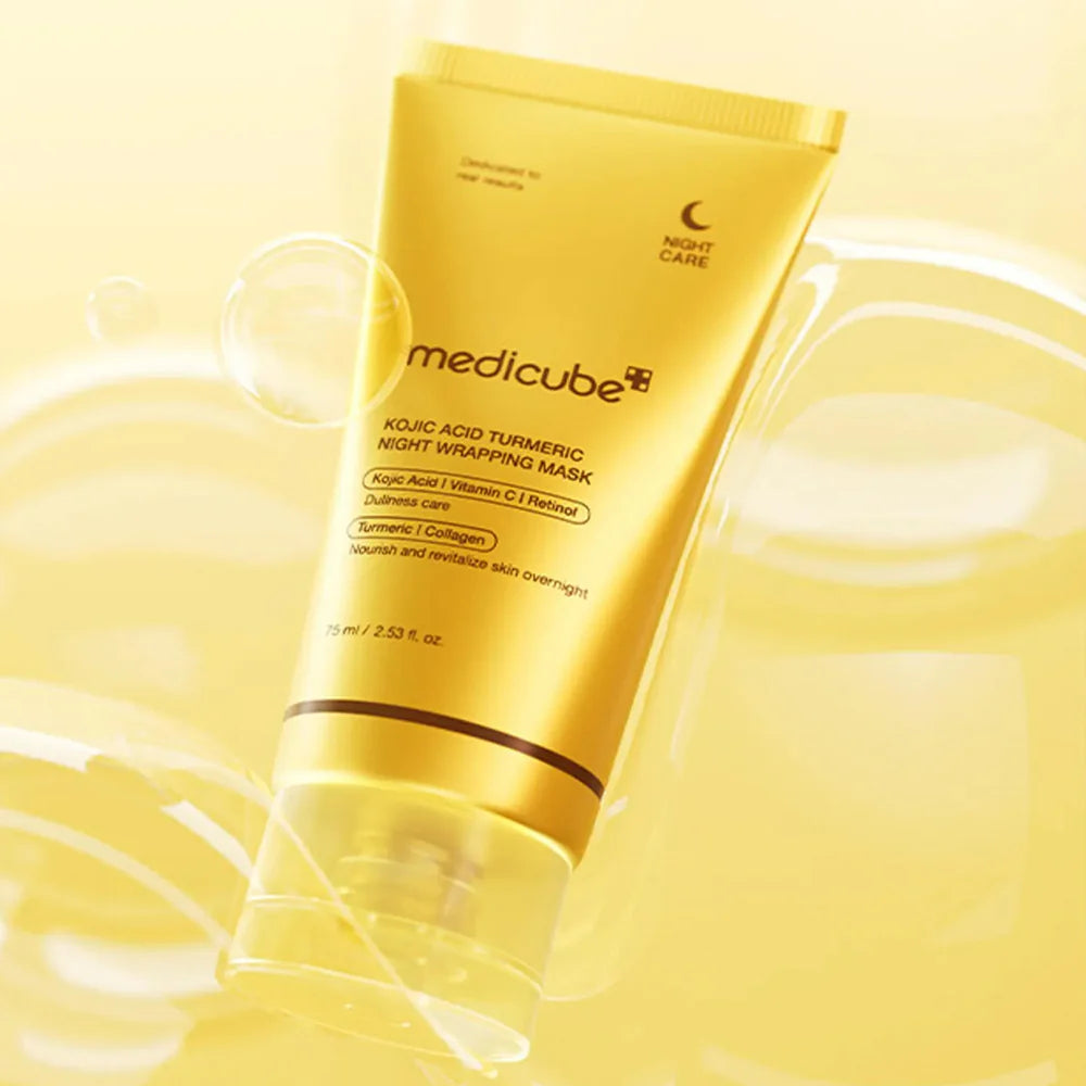 MEDICUBE | Kojic Acid Turmeric Night Wrapping Mask - 75ml