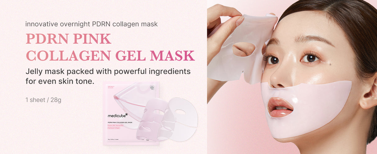MEDICUBE | Salmon PDRNPink Collagen Mask - 1 ud
