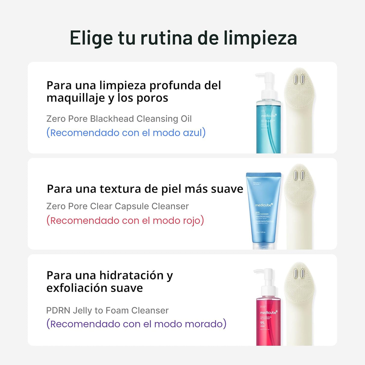 MEDICUBE | AGE-R Booster Facial Cleansing Device Head Pink