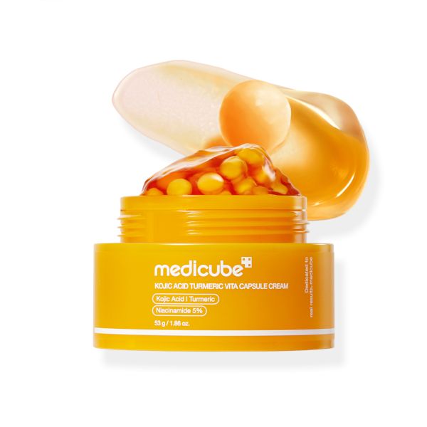 MEDICUBE | Kojic Acid Turmeric Vita Capsule Cream - 53gr