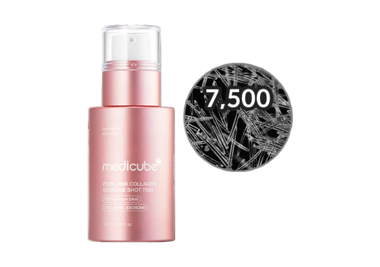 MEDICUBE | PDRN Pink Collagen Exosome Shot 7500 - 30ml - InternationalCosmetic
