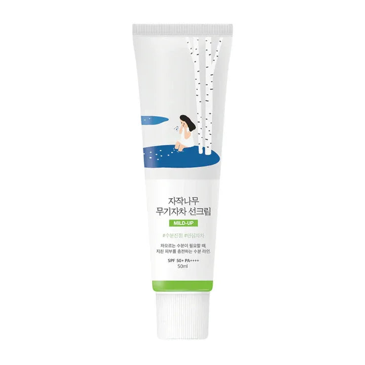 ROUND LAB | Birch Juice Mild-Up Sunscreen SPF 50+ - 50 ml - InternationalCosmetic