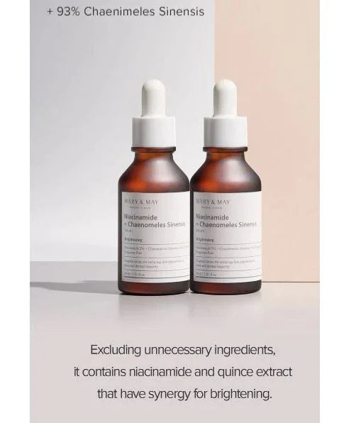 MARY & MAY | Tamaño viaje - Mary&May Niacinamide + Chaenomeles Serum Mini - 10ml - InternationalCosmetic