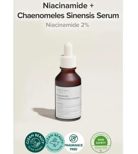 MARY & MAY | Tamaño viaje - Mary&May Niacinamide + Chaenomeles Serum Mini - 10ml - InternationalCosmetic