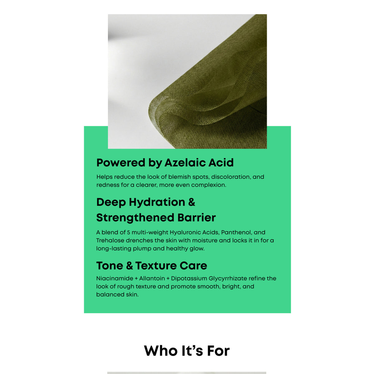 NINELESS | My Fit Sheet Mask No.1 Azelaic Acid