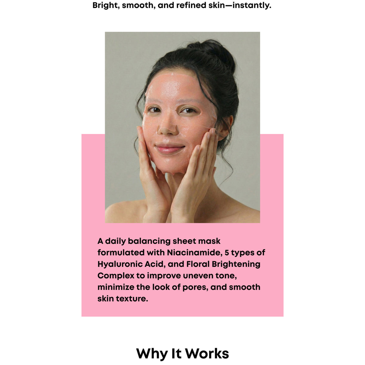 NINELESS | My Fit Sheet Mask No.3 Niacinamide