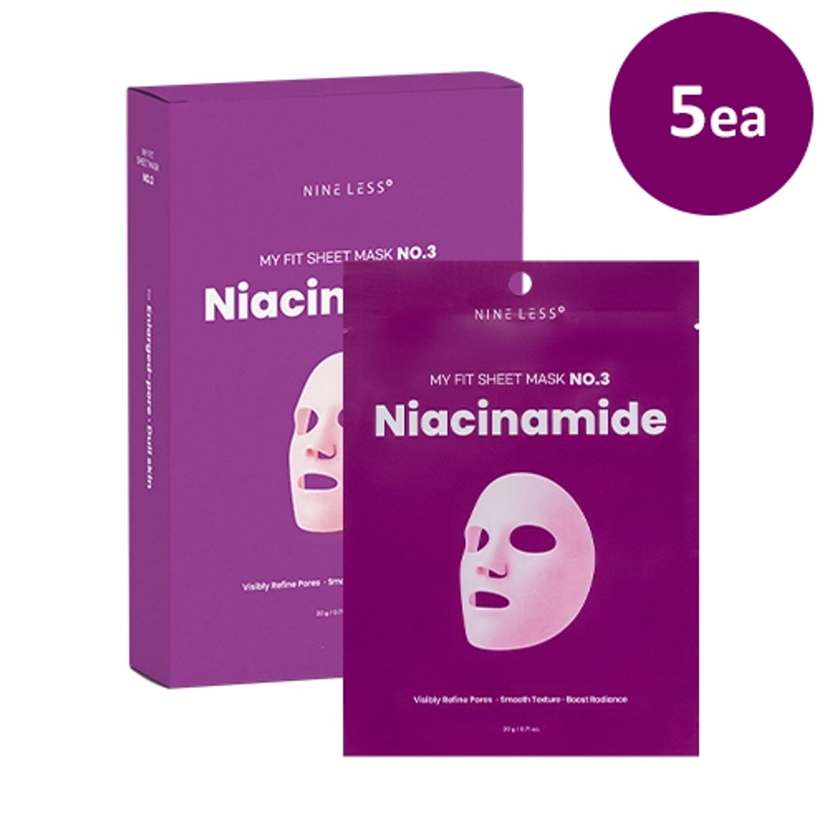 NINELESS | My Fit Sheet Mask No.3 Niacinamide