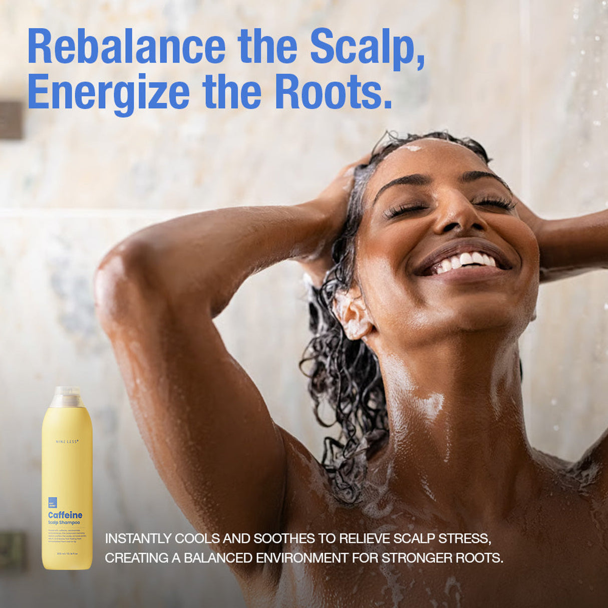 NINELESS | Root-Biome™ Caffeine Scalp Shampoo - 300ml