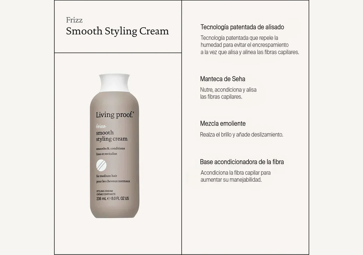 LIVING PROOF | No Frizz Smooth Styling Cream - 236ml