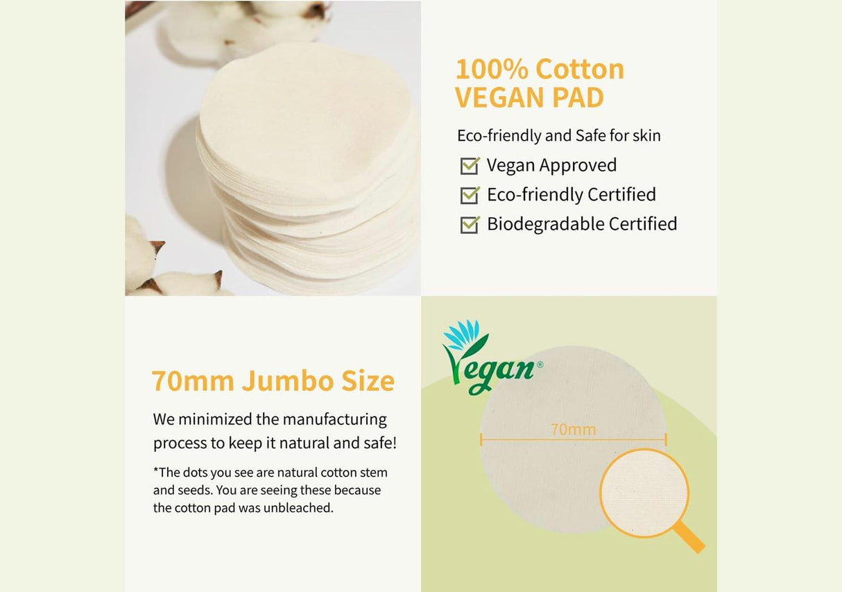 NUMBUZIN | No.3 Radiance Glowing Jumbo Essence Pad - 70 pads