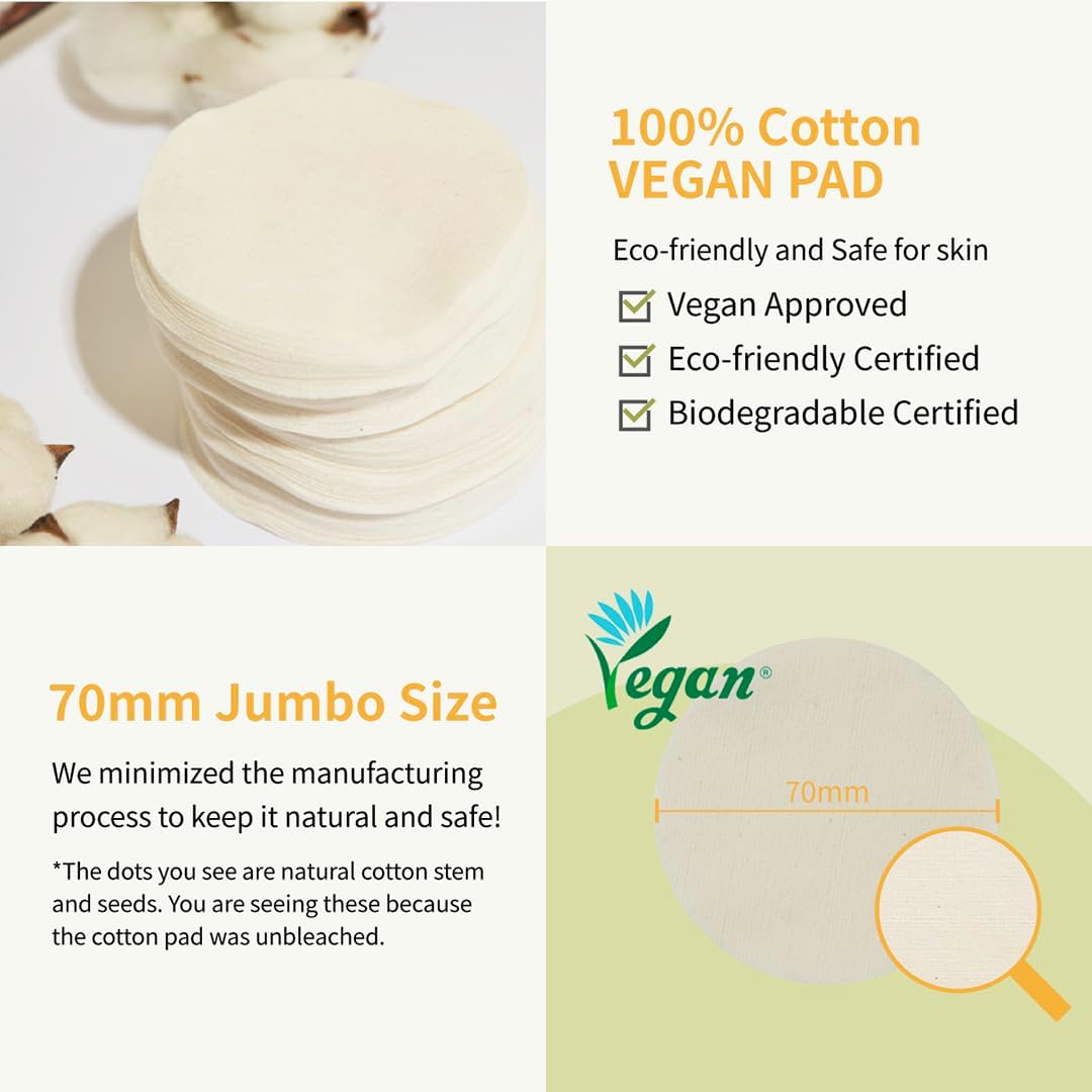 NUMBUZIN | No.3 Radiance Glowing Jumbo Essence Pad - 70 pads