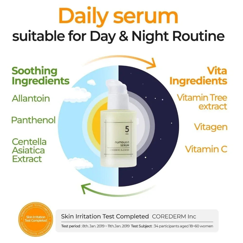 NUMBUZIN | No.5 Goodbye Blemish Serum - 50ml - InternationalCosmetic