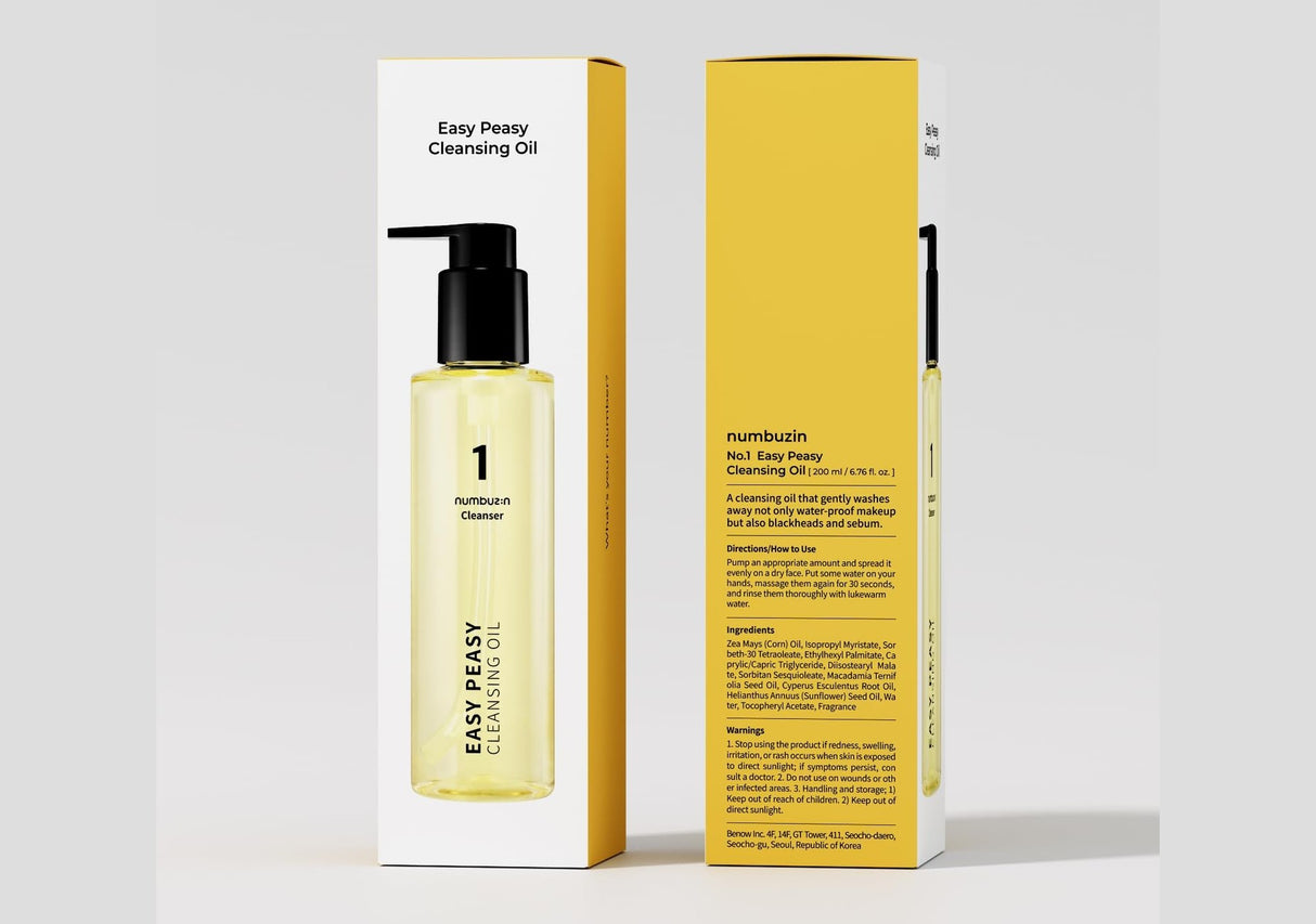 NUMBUZIN | No.1 Easy Peasy Cleansing Oil - 200ml