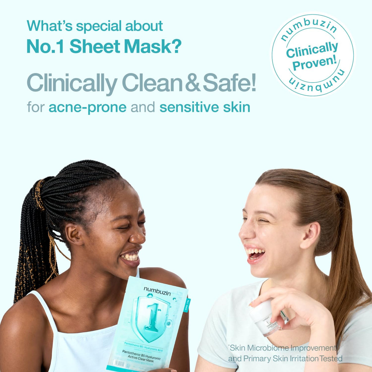 NUMBUZIN | No.1 Pantothenic B5 Hyaluronic Active Clear Mask - InternationalCosmetic