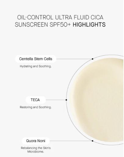 TRANSPARENT LAB | Oil Control Ultra Fluid Cica Sunscreen - 100ml