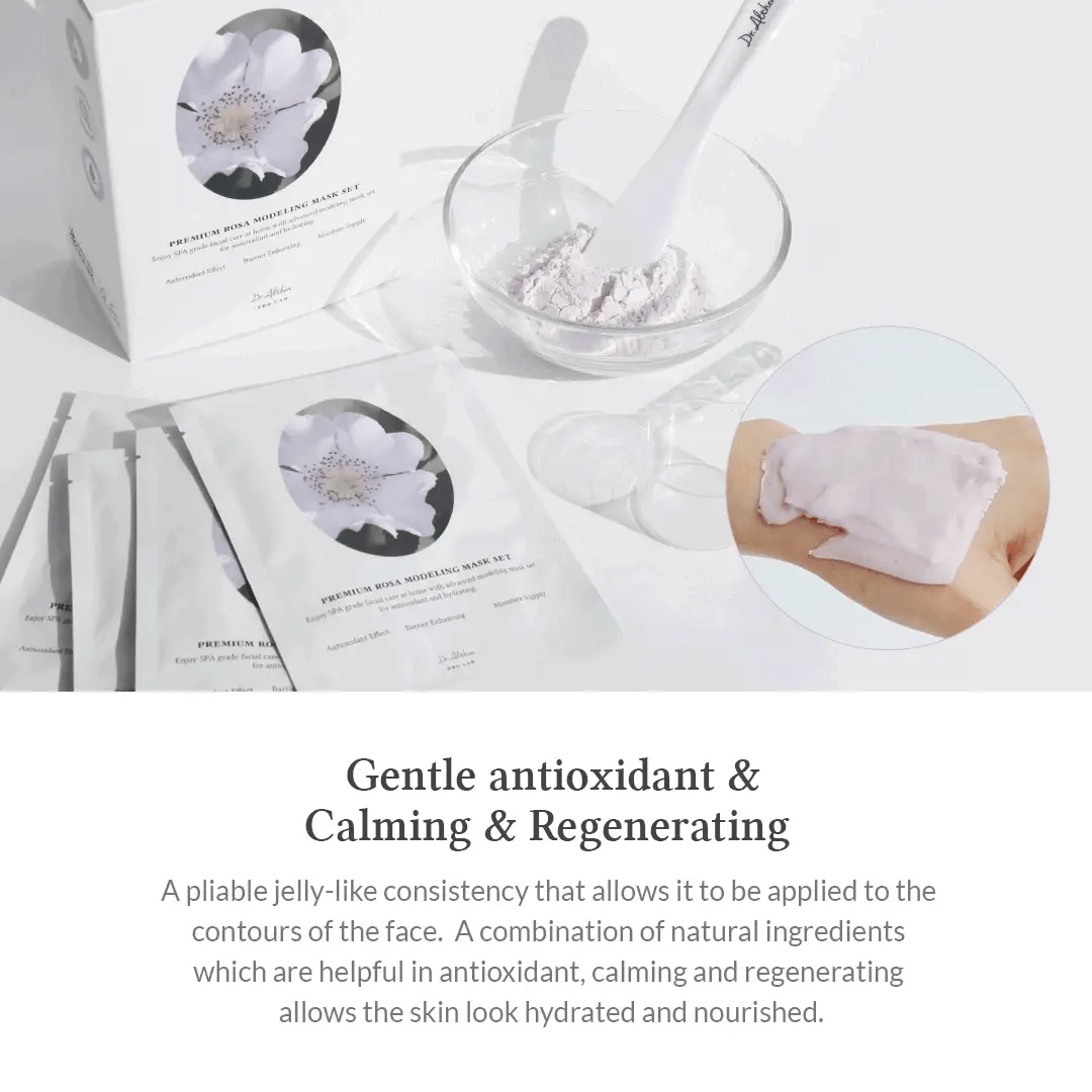 Set de Mascarillas Modeladoras Premium Rosa (25g*5 unidades)