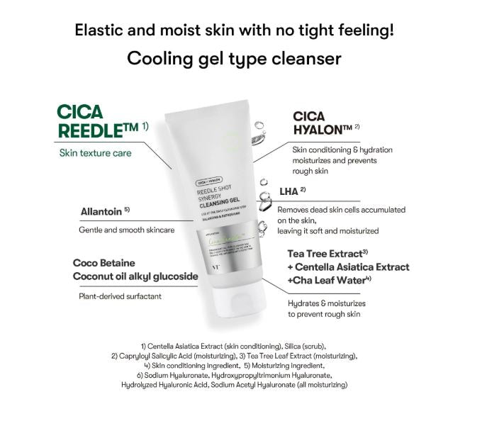 Reedle Shot Synergy Cleansing Gel, 150 ml