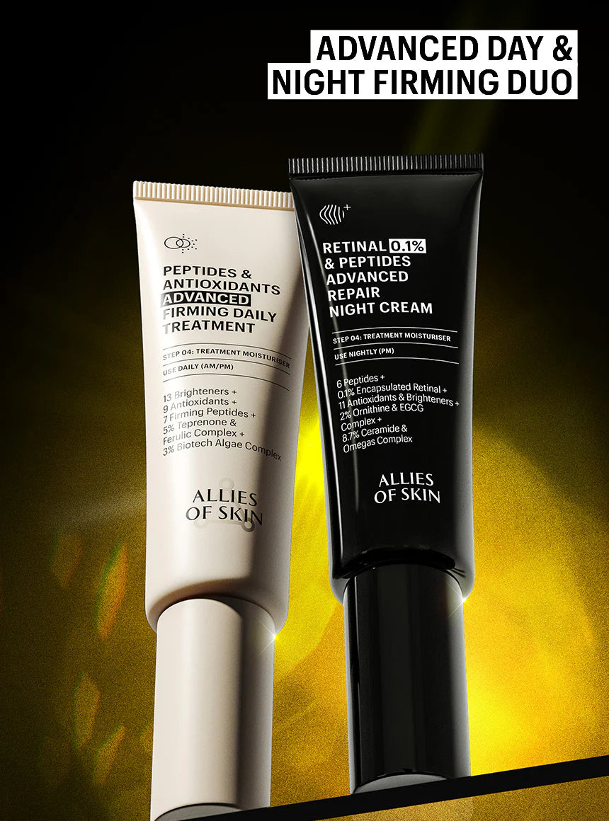 ALLIES OF SKIN | Retinal 0.1% & Peptides Advanced Repair Night Cream - 50ml