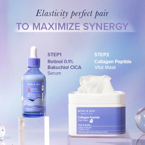 MARY & MAY | Retinol 0.1% Bakuchiol CICA Serum (Seoul Edition) - 80 ml