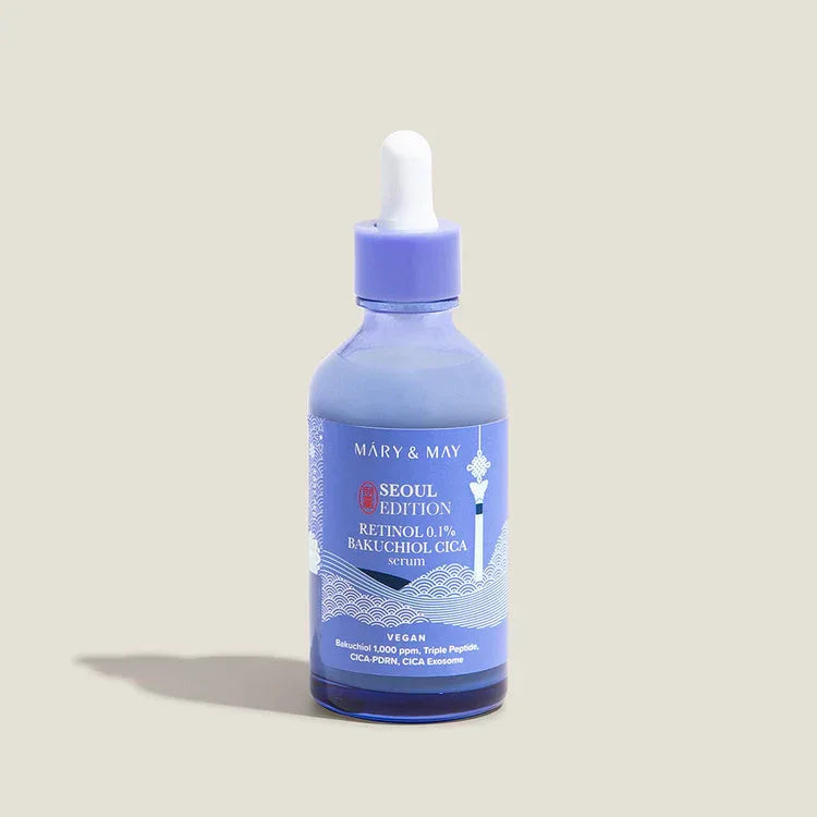 MARY & MAY | Retinol 0.1% Bakuchiol CICA Serum (Seoul Edition) - 80 ml - InternationalCosmetic