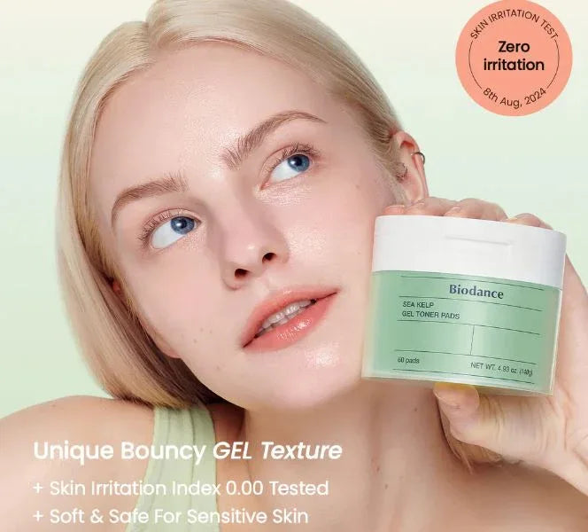 BIODANCE | Sea Kelp Gel Toner Pads - 60ud - InternationalCosmetic